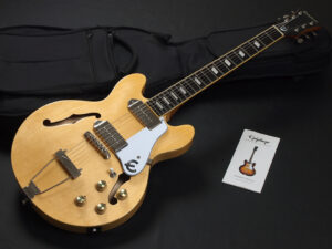 ES-339 es-335 ES-330 カジノ セミアコ ビートルズ sheraton riviera フルアコ 初心者 女子 女性 子供 入門 小型 軽量 小ぶり セミアコ クーペ Natural