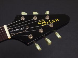 Bacchus バッカス Brian ブライアン Flying v フライング 1958 1959 58 59 EB Ebony 黒 BLK BK Epiphone エピフォン Burny Greco