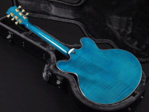 エクセルバート standard es-335 semi Hollow FGN Fujigen made in 日本製 momose Deviser Aquamarine Blue 青 ブルー アクア