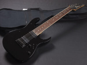 ESP Edwards Jackson RG AZ Horizon M-ll Mirage Soloist Dinky 7弦 7String Schecter SD NV 黒 Black