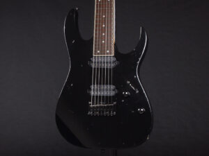 ESP Edwards Jackson RG AZ Horizon M-ll Mirage Soloist Dinky 7弦 7String Schecter SD NV 黒 Black