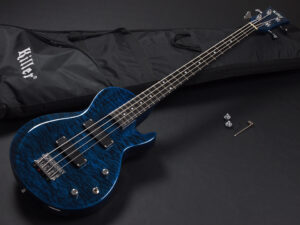 キラー esp edwards LP Bass Les Paul レスポール ベース NIGHTMARE ナイトメア トランキル ファーベンシー ファーヴェンシー Ni〜ya ニーヤ Black BK