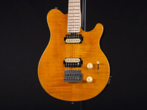 ヴァン ヘイレン Van Halen PEAVEY EVH Musicman Axis Wolfgang ウルフギャング B'z 松本孝弘 TAK Matsumoto Amber Yellow 初心者