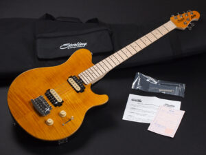 ヴァン ヘイレン Van Halen PEAVEY EVH Musicman Axis Wolfgang ウルフギャング B'z 松本孝弘 TAK Matsumoto Amber Yellow 初心者