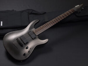 LTD Edwards ESP Schecter jackson 7弦 多弦 スーパーロング Super Extra Long バリトン 黒 艶消し マット アクティブ