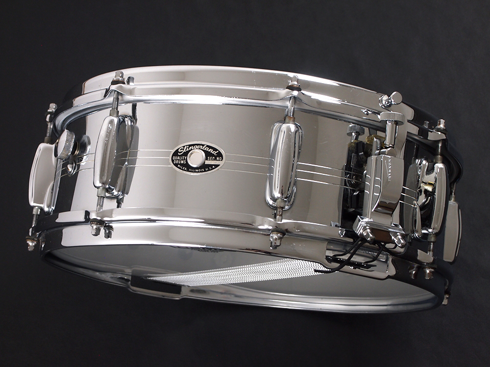 Slingerland Gene Krupa SoundKing 8Lugs クローム オーバー ブラス