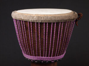 djembe jembe jenbe yembe sanbanyi DunDun トライバルビート カンバラ コートジボワール ジュンジュン ジャンベ くり抜き 木製 ヤギ皮 ケンケニ サンバン ジュンジュン バチ ベル バイキング 西村　