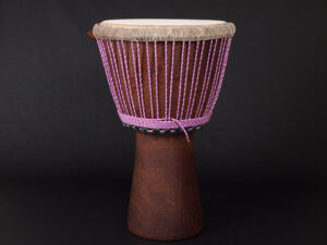 djembe jembe jenbe yembe sanbanyi DunDun トライバルビート カンバラ コートジボワール ジュンジュン ジャンベ くり抜き 木製 ヤギ皮 ケンケニ サンバン ジュンジュン バチ ベル バイキング 西村　