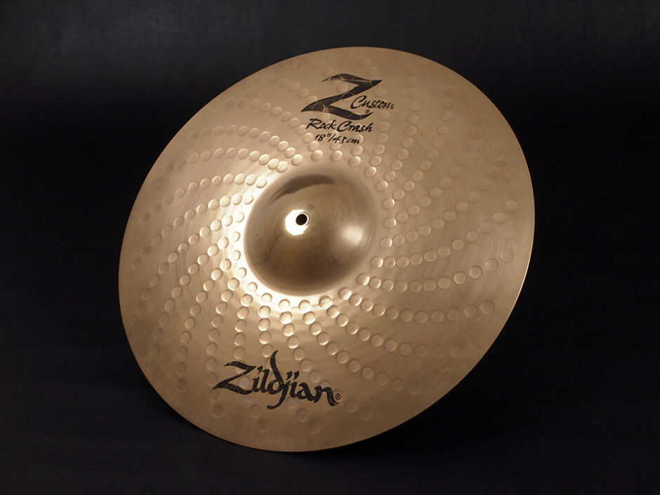 Zildjian Z custom Rock Crash 18” 1823g Z カスタム ロック クラッシュ ソニックス特価 ￥20,800 中古 研ぎ澄まされたパワーを体感できるハード