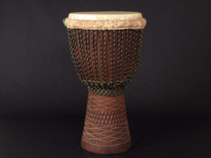 djembe jembe jenbe yembe sanbanyi DunDun トライバルビート カンバラ コートジボワール ジュンジュン　ジャンベ くり抜き　木製　ヤギ皮　ケンケニ　サンバン　ジュンジュン　バチ　ベル