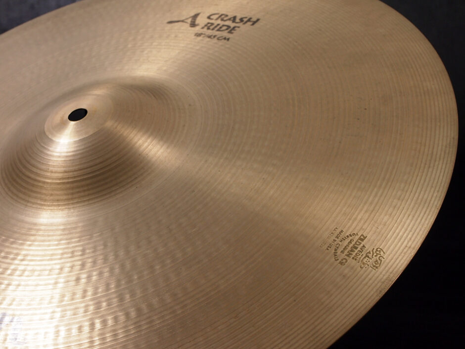 Zildjian A Crash Ride 18” 1458g ソニックス特価 ￥20,800 中古 シンバルの王道のジルジャンの万能選手