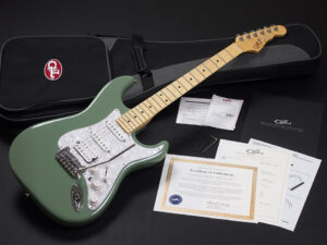 レガシー Humbacker Fender Leo ストラトキャスター Stratocaster japan USA maple SSH S-500 Comanche 抹茶 緑 グリーン Tea ST