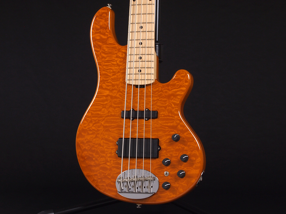 Lakland Shoreline Series SL55-94 Deluxe Amber Translucent ...