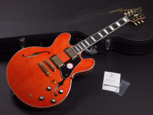 エクセルバート standard es-335 semi Hollow FGN Fujigen made in 日本製 momose Deviser Trans Red 赤 Cherry レッド チェリー