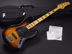 GL Jazz bass 3 tone sunburst Leo Fender Japan USA Maple Neck JB70 JB75 US トリビュート シリーズ JB SB-2 L-2000