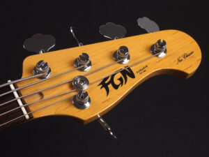 フジゲン fgn Bacchus バッカス craft universe 日本製 国産 made in japan MIJ Fender 5弦 5string 入門 黒 ブラック