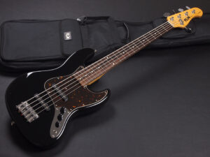 フジゲン fgn Bacchus バッカス craft universe 日本製 国産 made in japan MIJ Fender 5弦 5string 入門 黒 ブラック