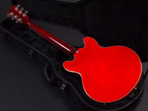 セミアコ Jazz Blues nashville memphis CS ES-335 女性 女子 thin body 小型 Small スモール 60s Dot 赤 red チェリー CH ジャズ