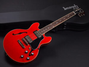 セミアコ Jazz Blues nashville memphis CS ES-335 女性 女子 thin body 小型 Small スモール 60s Dot 赤 red チェリー CH ジャズ