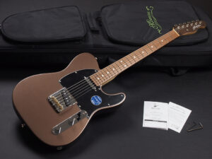 MT1 MT2 MTL2 Headway ASKA BACCHUS Deviser Handmade Telecaster rose Madagascar Brown Metallic ブラウン 茶色