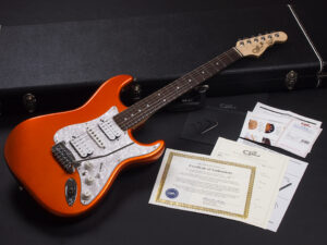 フラートン デラックス DLX Stratocaster Fender American Professional deluxe Legacy ストラトキャスター ORANGE オレンジ CAR 赤