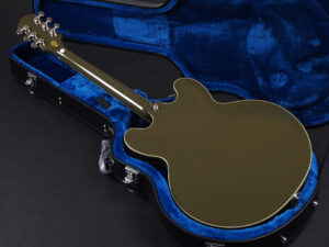 生形真一 ウブカタ シンイチ ES-335 Gibson Ebony セミアコ Nothing’s Carved In Stone ELLEGARDEN エルレガーデン ドラブ オリーブ グリーン 緑