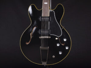 フルアコ セミアコ Gibson Vintage GRETSCH ES-335 ES-330 P90 Swamp Jazz Blues Rockabilly casino Ebony Epiphone