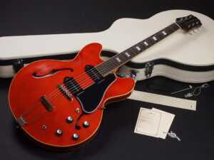 フルアコ セミアコ Gibson Vintage GRETSCH ES-335 ES-330 P90 Swamp Jazz Blues Rockabilly casino Ebony Epiphone