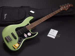 WJB 4 JB jazz bass フレンチ french roasted ローステッド Green Metallic グリーン 緑 初心者 入門 ビギナー 女子 女性 子供 ジャズベース