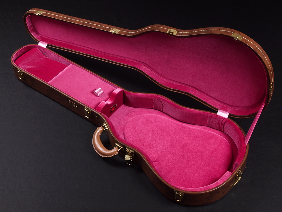Gibson Lifton Historic “5-Latch” Brown/Pink Hardshell Case, Les