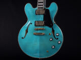 エクセルバート standard es-335 semi Hollow FGN Fujigen made in 日本製 momose Deviser Aquamarine Blue 青 ブルー アクア