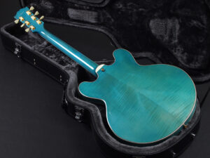 エクセルバート standard es-335 semi Hollow FGN Fujigen made in 日本製 momose Deviser Aquamarine Blue 青 ブルー アクア