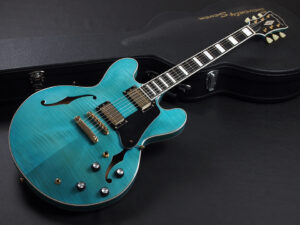 エクセルバート standard es-335 semi Hollow FGN Fujigen made in 日本製 momose Deviser Aquamarine Blue 青 ブルー アクア