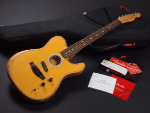 American プレイヤー アコースタソニック テレキャスター エレアコ ブロンド 薄型 thin body Godin A6 taylor T5 King Gnu 常田大希 MIYAVI ミヤビ