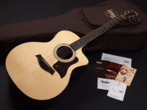 タイラー 114ce 414ce 314ce 2020 ローズウッド DLX deluxe エレアコ electric acoustic ES2 初心者 入門 プラス RW ローズ + koa 224