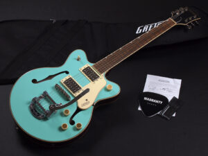 ストリームライナー セミアコ Electromatic G2622 epiphone ES-339 CASINO Coupe カジノ クーペ トロピコ サーフ フォーム グリーン エメラルド 緑 水色