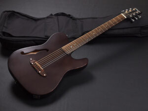 Telecaster Acoustasonic Fender アコースタソニック godin エレアコ thin body 薄型 女性 女子 子供 初心者 黒 ブラック BK Black