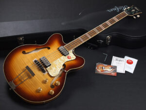 ヘフナー ホフナー Paul McCartney ポール マッカートニー セミアコ ベース アコースティック 薄型 軽量 thin body Beatles Violin bass ES-335 EB