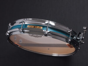 愛知県 春日井直人 超薄型 軽量 ハンドメイド パンケーキ スネア 2インチ Pearl PHP1325 フィルハーモニック A&F Drum Co