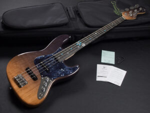 Fujigen Sugi bacchus Freedom Jazz bass ジャズベース 栃 日本製 Limited 限定 Headway 青 ブルー バースト deviser 百瀬 JB 桜