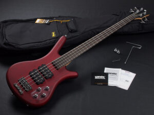 コルベット HH アクティブ spector thumb fortless streamer ibanez SR 初心者 入門 小型 女子 女性 子供 5弦 5st 赤 レッド コルベット 小ぶり