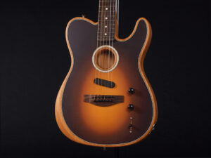 American プレイヤー アコースタソニック テレキャスター sunburst 薄型 thin body Godin A6 taylor T5z King Gnu 常田大希 MIYAVI ミヤビ