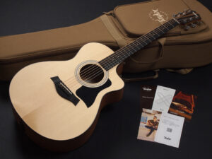 タイラー 114ce 110ce 110e 214ce 212ce サペリ Sapele koa Rosewood GA GC カッタウェイ エレアコ 女性 女子 初心者 ビギナー 子供 小ぶり 小型