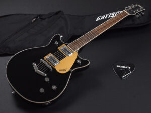 Duo Firebird Silver デュオ ダブル ジェット G5232T G5220 エレクトロマチック DC 黒 ブラック BLK BK EB Ebony Custom Les Paul