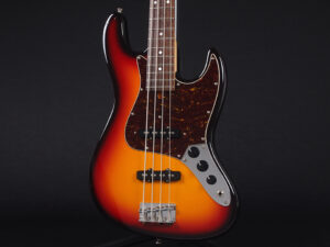 ジャズベース Global series woodline w-line ウッドライン fender jazz Bass JB62 初心者 入門 子供 女子 ビギナー 3 tone Sunburst