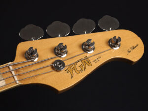 Fujigen 富士弦 coolz 1970 70s Fender Jazz Bass JB NJB10R ジャズベース Bacchus made in japan 日本製 アッシュ 黒 BK BLK