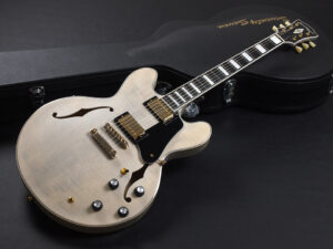 エクセルバート standard es-335 semi Hollow FGN Fujigen made in 日本製 momose Deviser Trans white Blonde 白 ホワイト