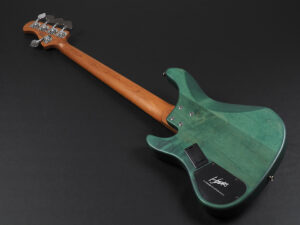WJB JB jazz bass roasted ローステッド 初心者 中級者 入門 ビギナー 女子 女性 ジャズベース 5st 5弦 緑 グリーン H.J.フリークス 24F Woodline