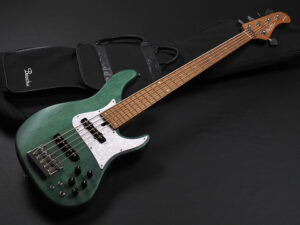 WJB JB jazz bass roasted ローステッド 初心者 中級者 入門 ビギナー 女子 女性 ジャズベース 5st 5弦 緑 グリーン H.J.フリークス 24F Woodline