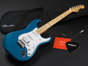 Fender Standard Stratocaster HSS Maple Fingerboard White Pickguard ~Aqua Marine Metallic~